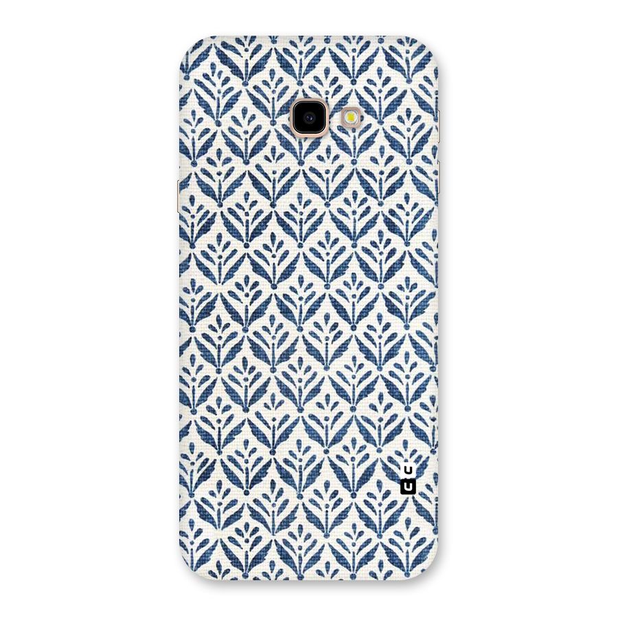 Blue Leaf Back Case for Galaxy J4 Plus