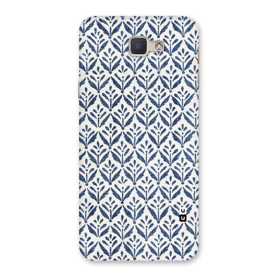 Blue Leaf Back Case for Galaxy J5 Prime
