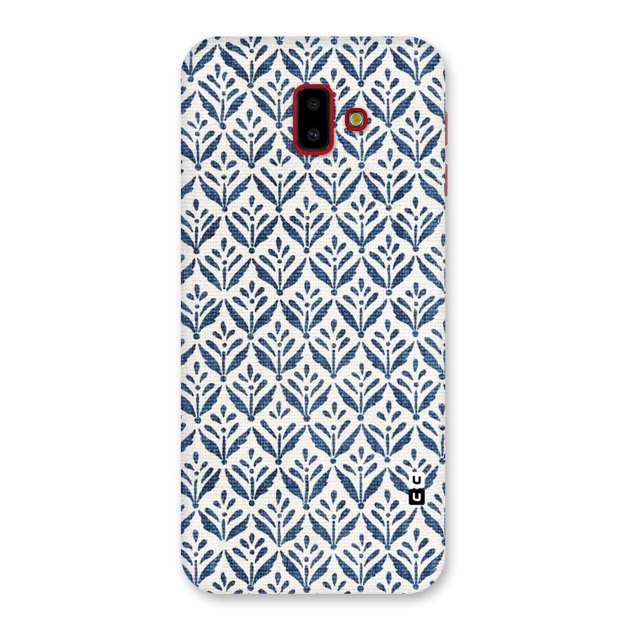 Blue Leaf Back Case for Galaxy J6 Plus