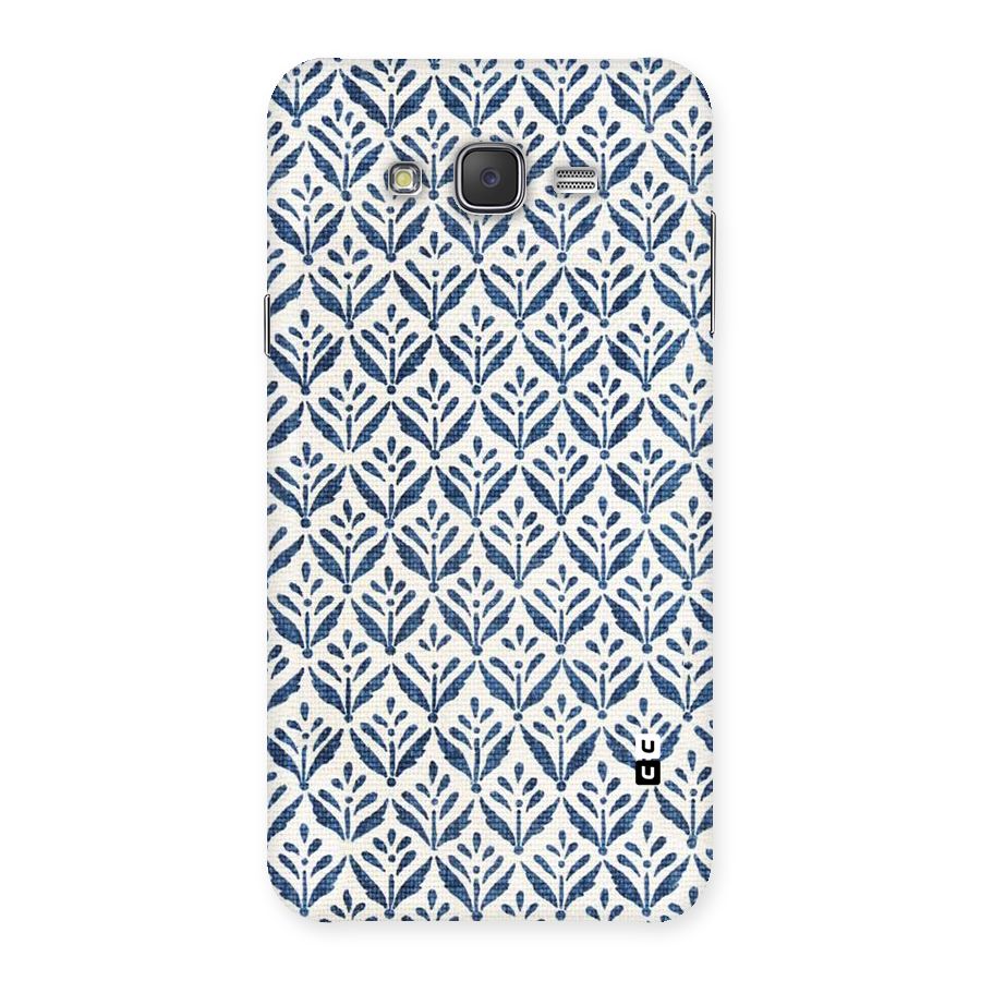 Blue Leaf Back Case for Galaxy J7