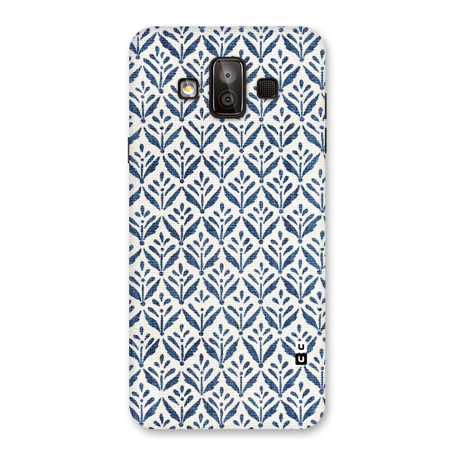 Blue Leaf Back Case for Galaxy J7 Duo