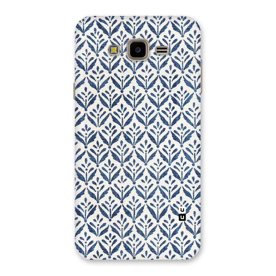 Blue Leaf Back Case for Galaxy J7 Nxt