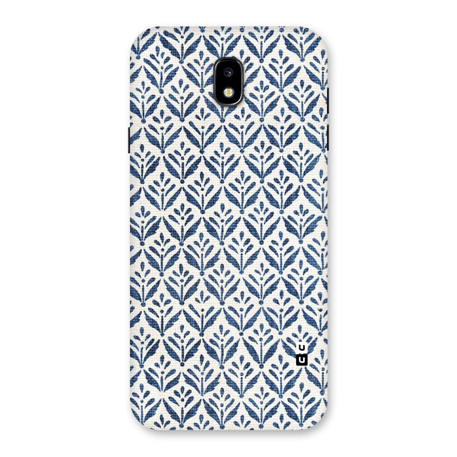 Blue Leaf Back Case for Galaxy J7 Pro