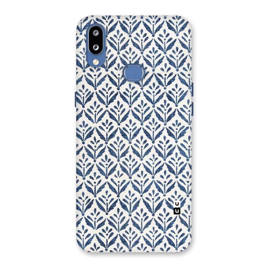Blue Leaf Back Case for Galaxy M01s