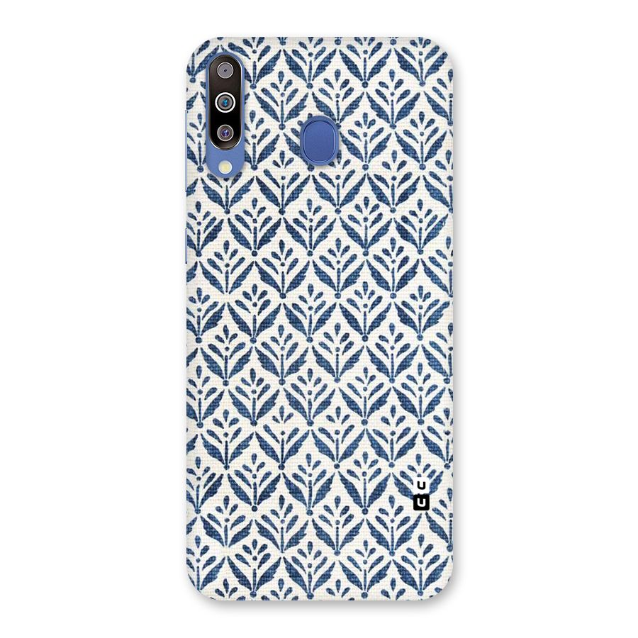 Blue Leaf Back Case for Galaxy M30