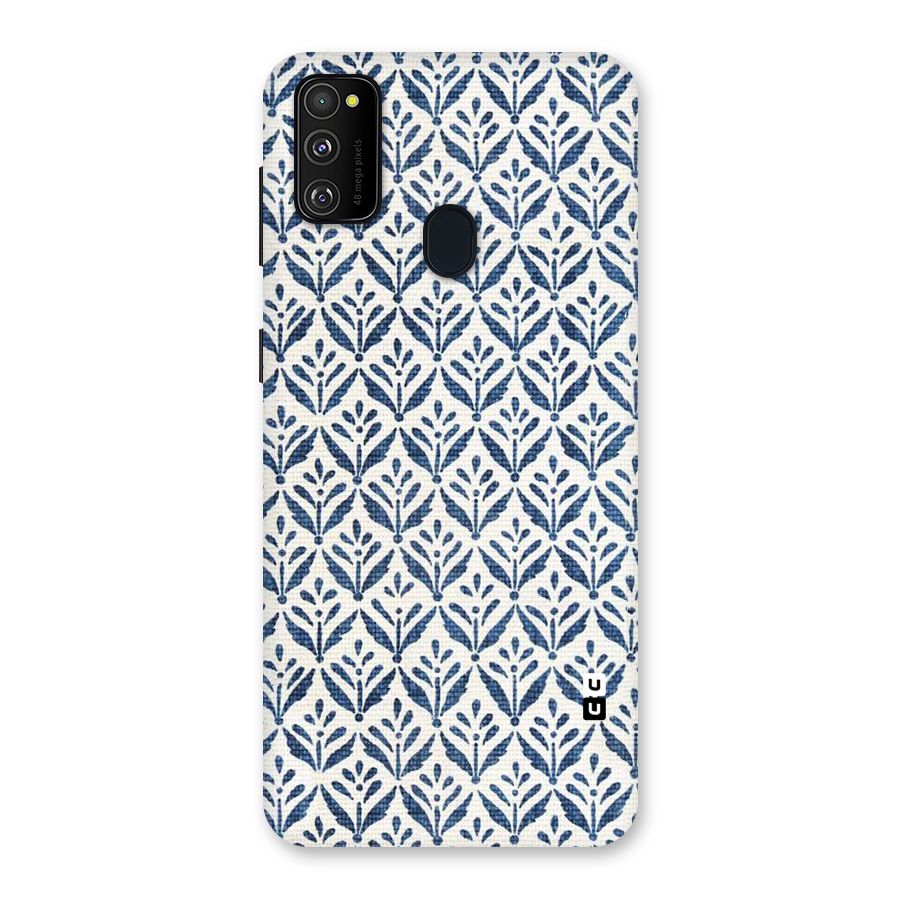 Blue Leaf Back Case for Galaxy M30s