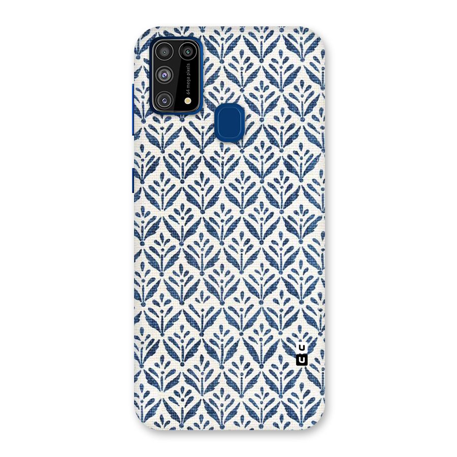 Blue Leaf Back Case for Galaxy M31