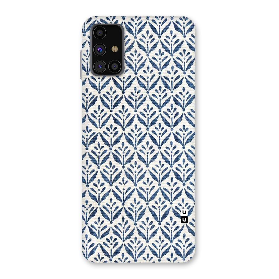 Blue Leaf Back Case for Galaxy M31s