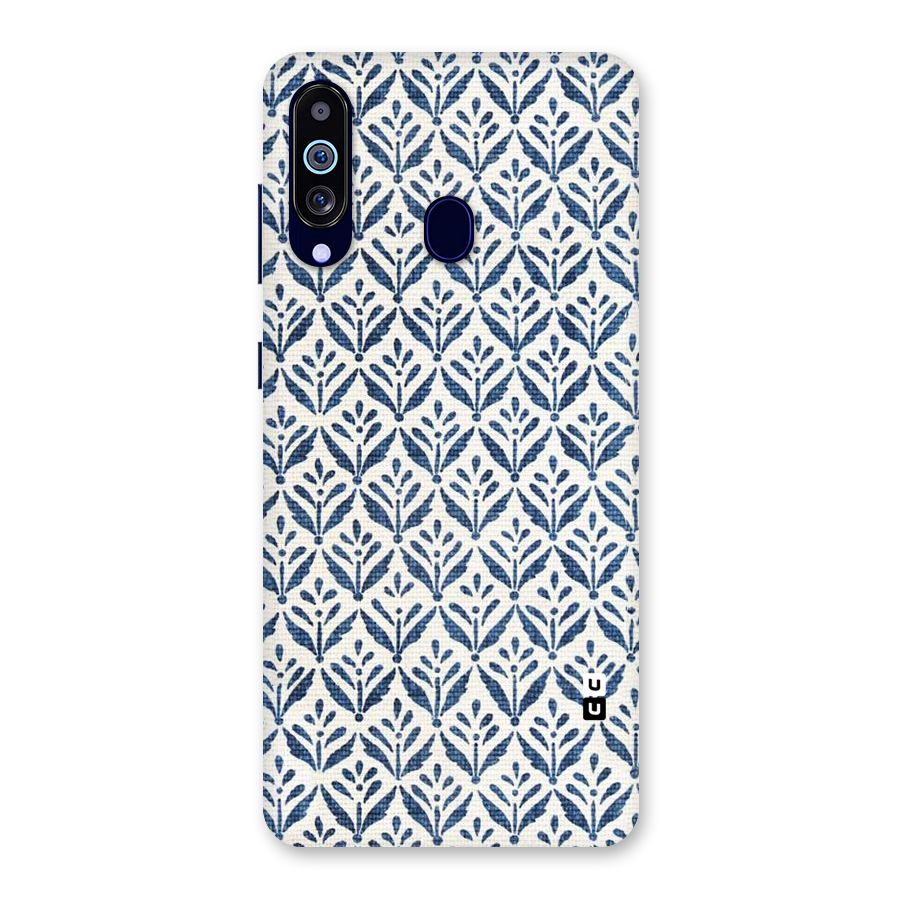 Blue Leaf Back Case for Galaxy M40