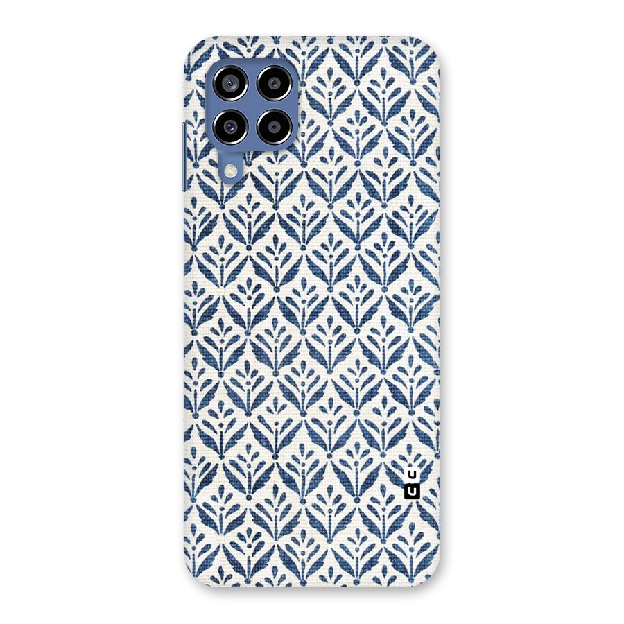 Blue Leaf Back Case for Galaxy M53 5G