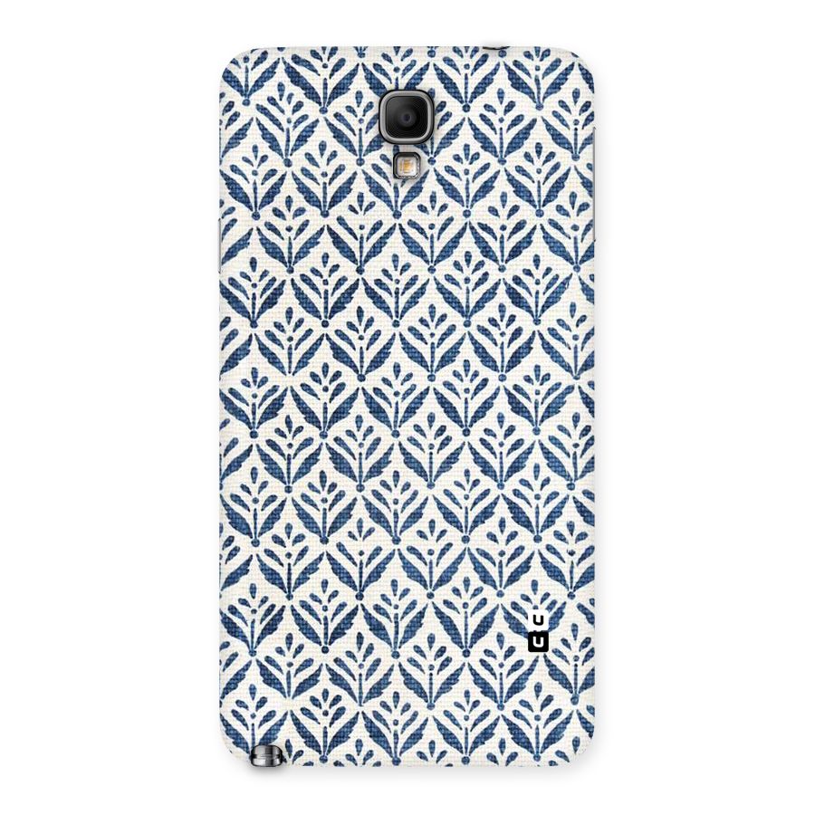 Blue Leaf Back Case for Galaxy Note 3 Neo