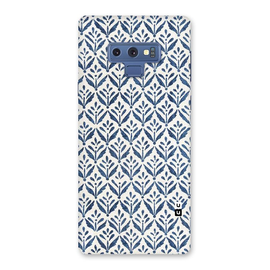Blue Leaf Back Case for Galaxy Note 9