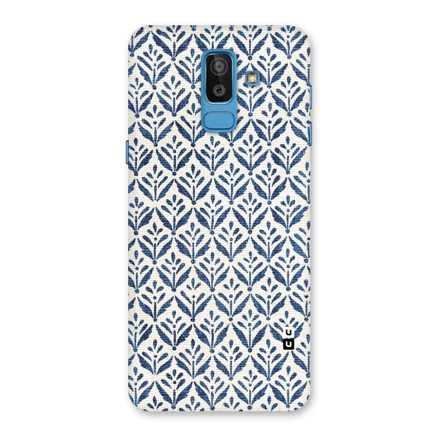 Blue Leaf Back Case for Galaxy On8 (2018)
