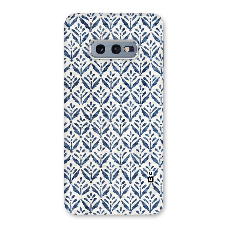 Blue Leaf Back Case for Galaxy S10e