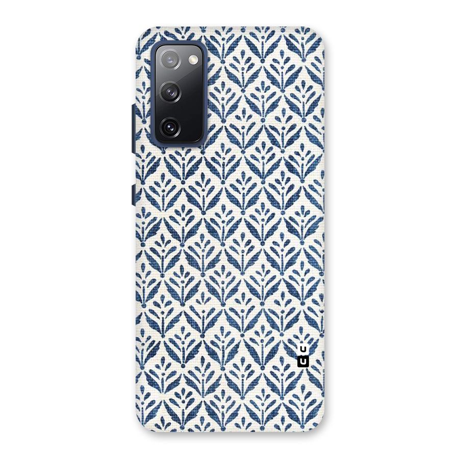 Blue Leaf Back Case for Galaxy S20 FE
