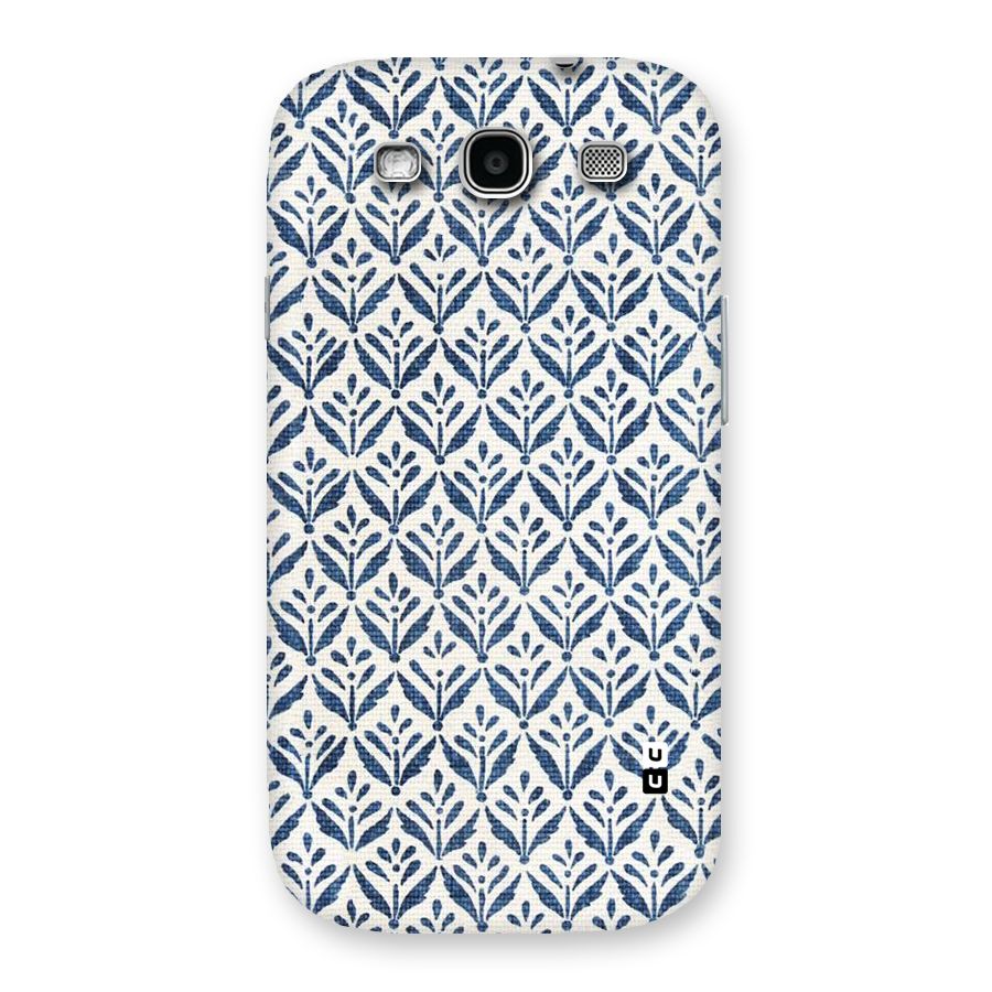 Blue Leaf Back Case for Galaxy S3