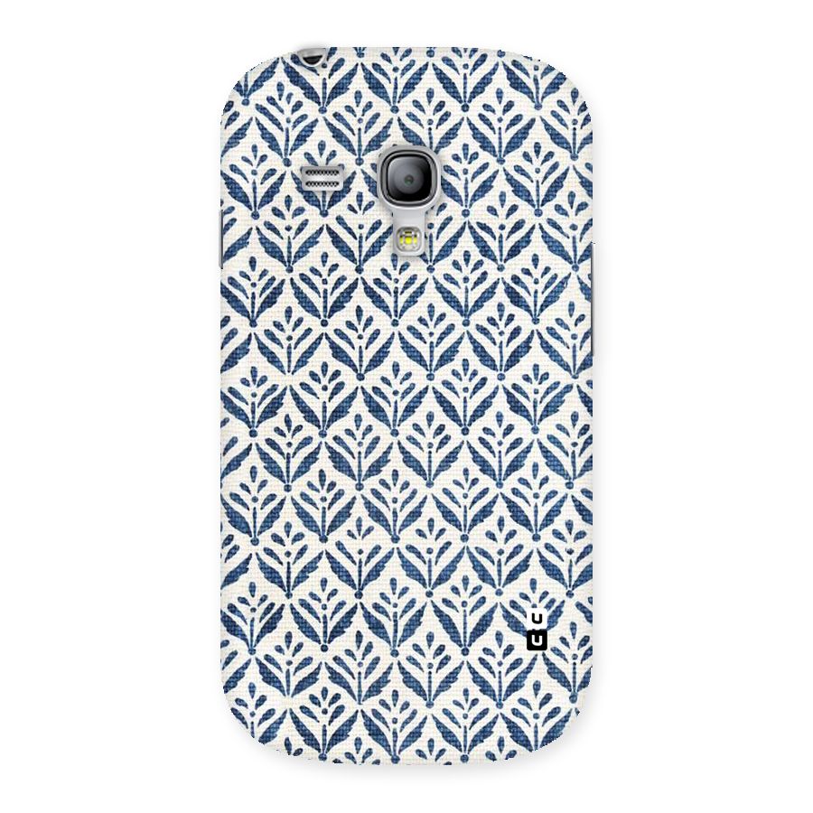 Blue Leaf Back Case for Galaxy S3 Mini