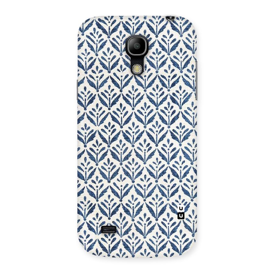 Blue Leaf Back Case for Galaxy S4 Mini