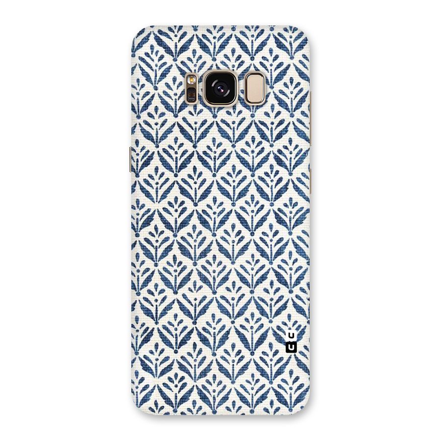 Blue Leaf Back Case for Galaxy S8