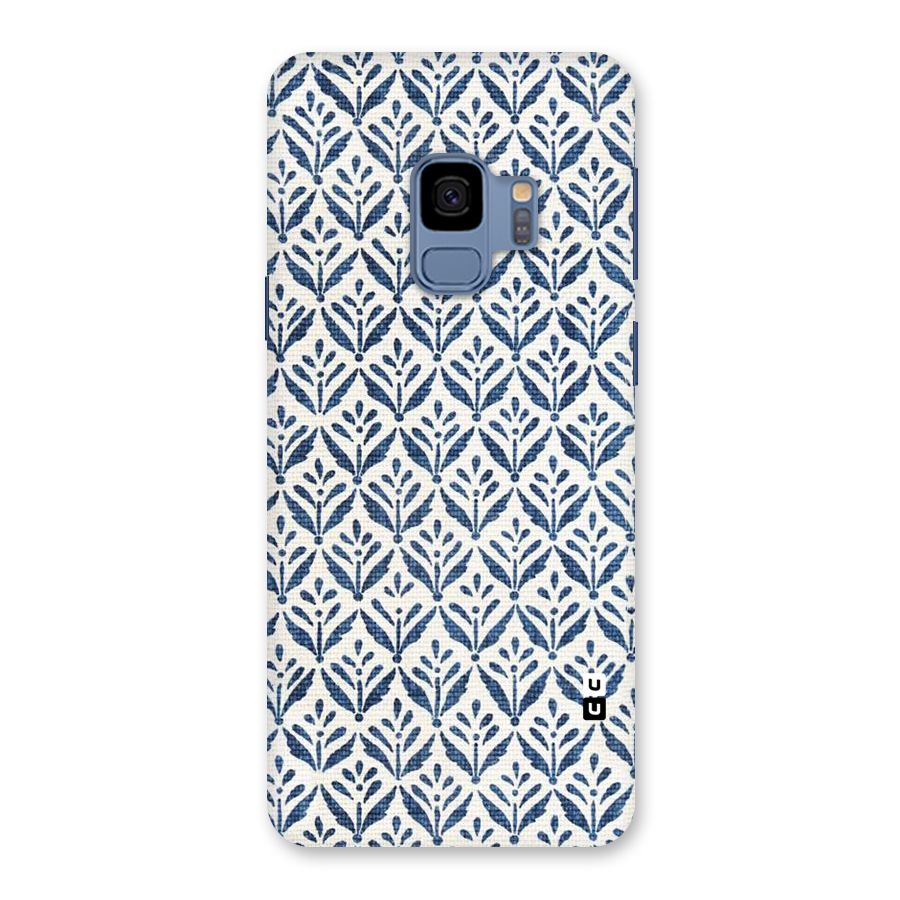 Blue Leaf Back Case for Galaxy S9