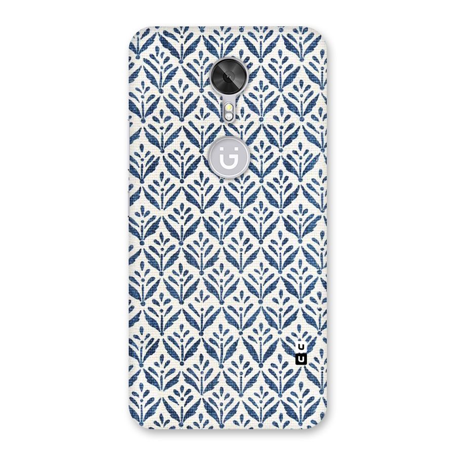 Blue Leaf Back Case for Gionee A1
