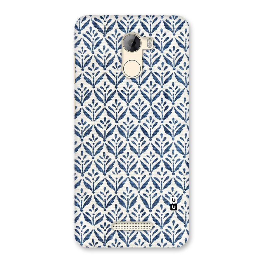 Blue Leaf Back Case for Gionee A1 LIte