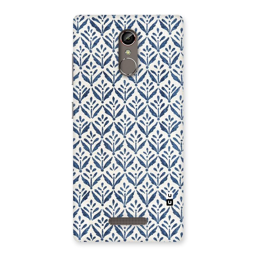 Blue Leaf Back Case for Gionee S6s