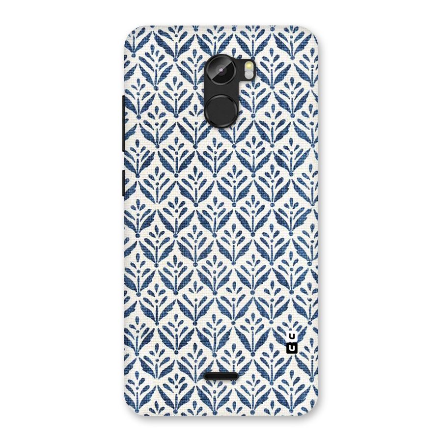 Blue Leaf Back Case for Gionee X1