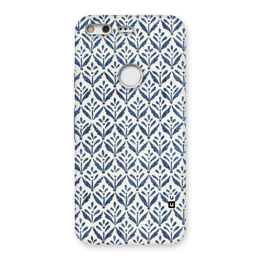 Blue Leaf Back Case for Google Pixel