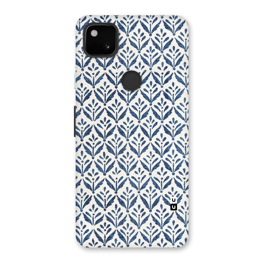 Blue Leaf Back Case for Google Pixel 4a
