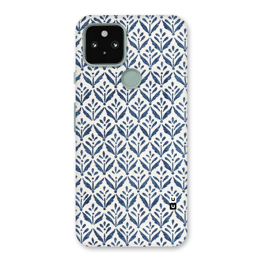 Blue Leaf Back Case for Google Pixel 5