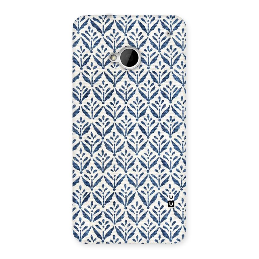 Blue Leaf Back Case for HTC One M7