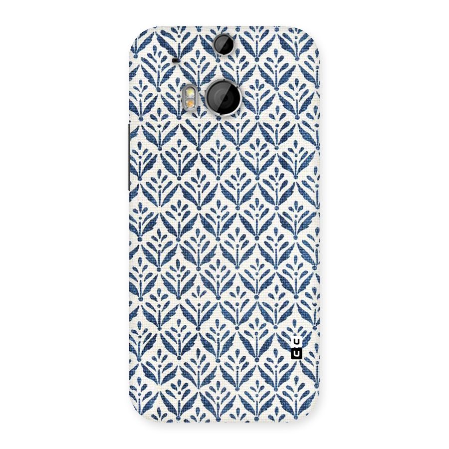 Blue Leaf Back Case for HTC One M8