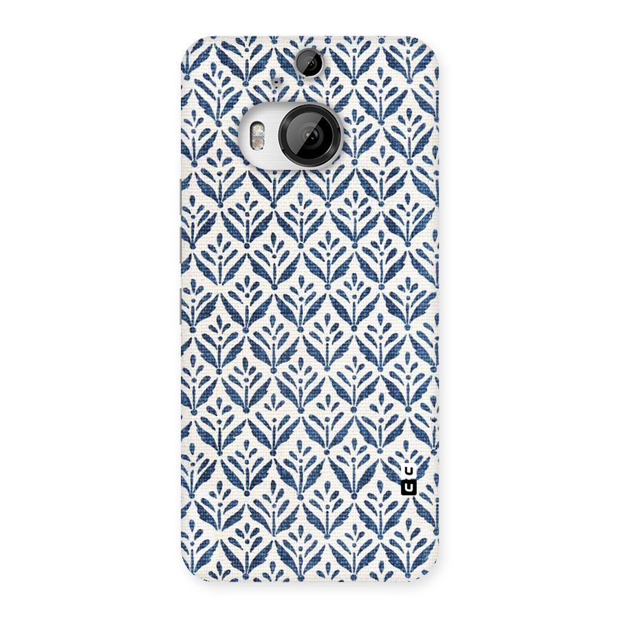 Blue Leaf Back Case for HTC One M9 Plus