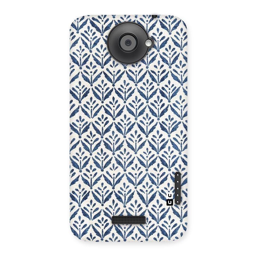 Blue Leaf Back Case for HTC One X