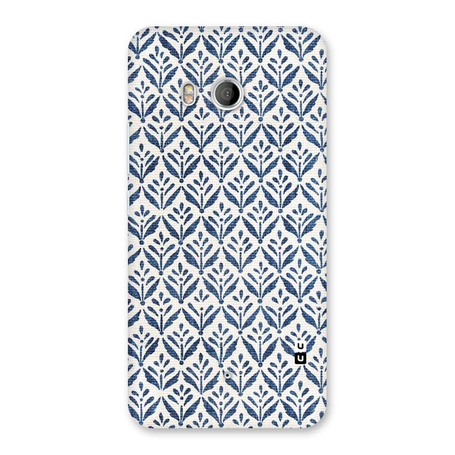 Blue Leaf Back Case for HTC U11