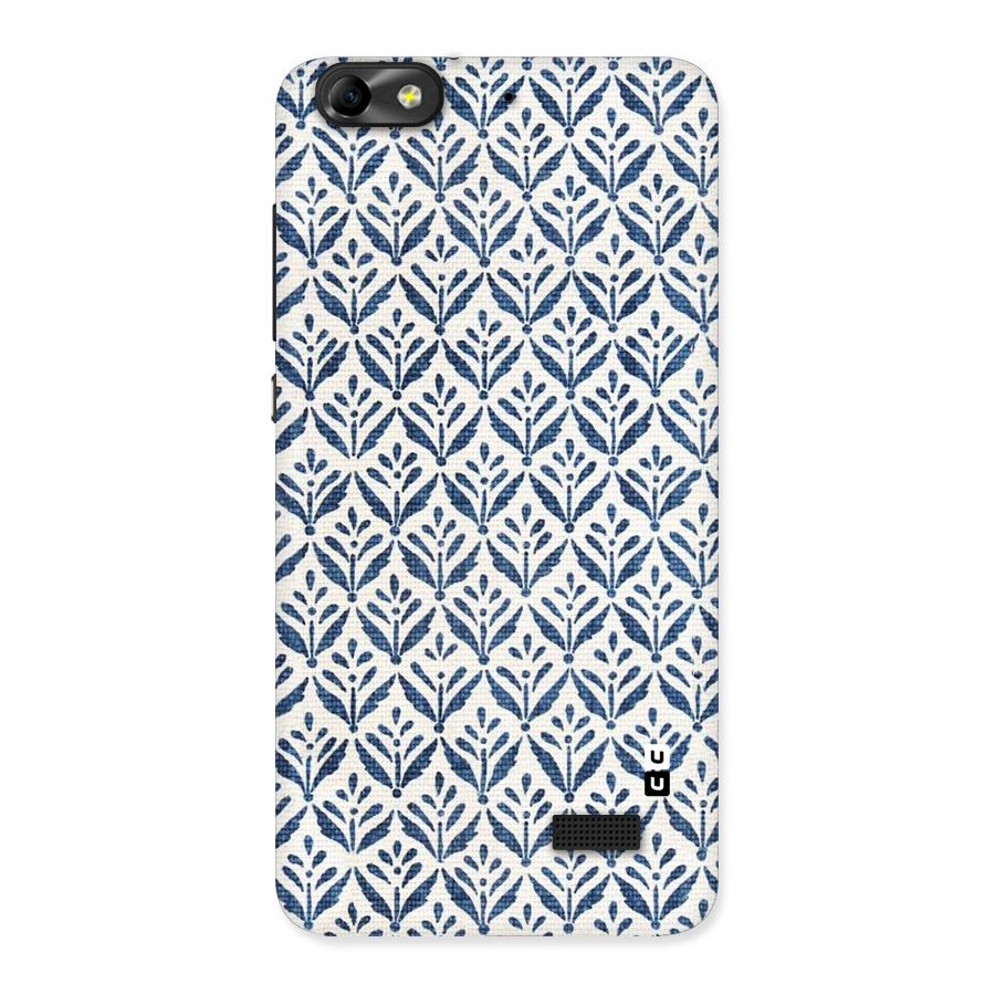 Blue Leaf Back Case for Honor 4C