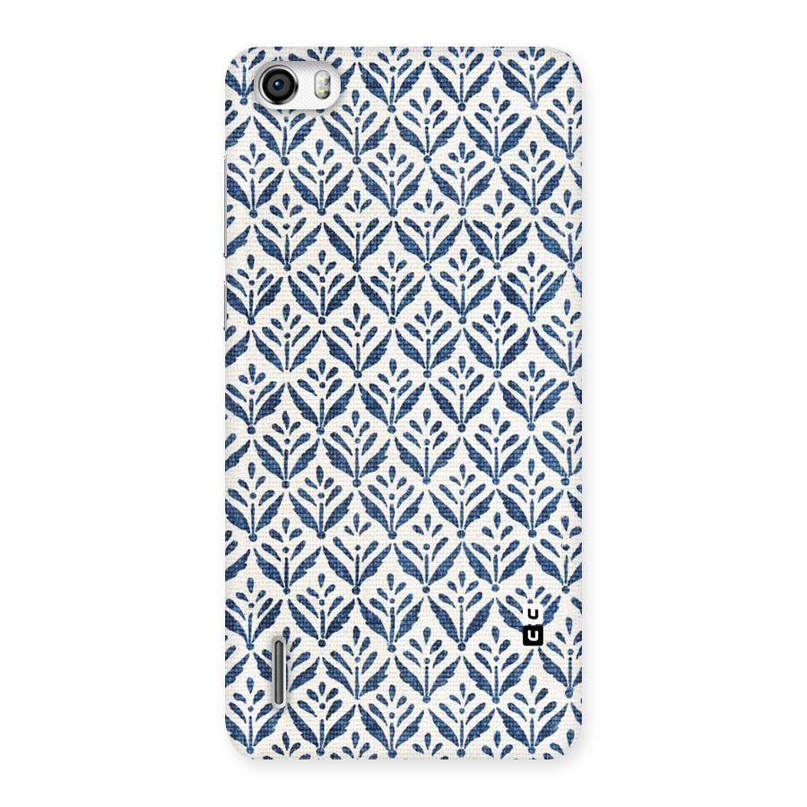 Blue Leaf Back Case for Honor 6