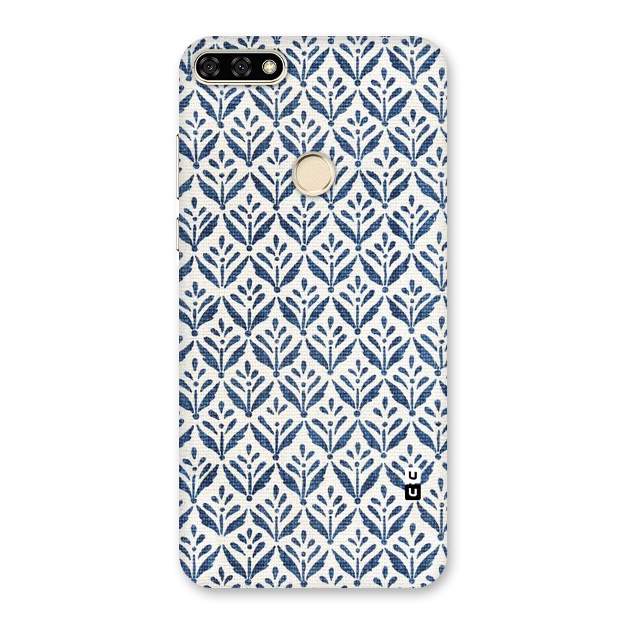 Blue Leaf Back Case for Honor 7A
