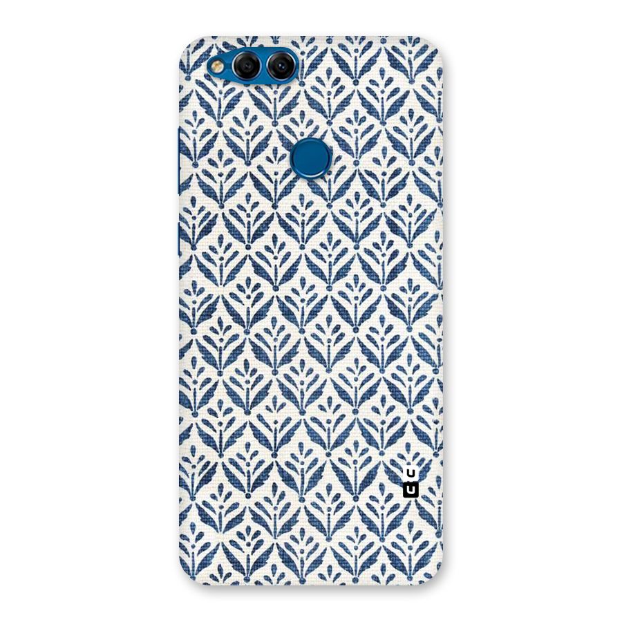 Blue Leaf Back Case for Honor 7X