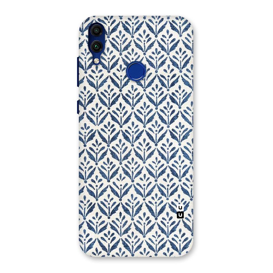 Blue Leaf Back Case for Honor 8C