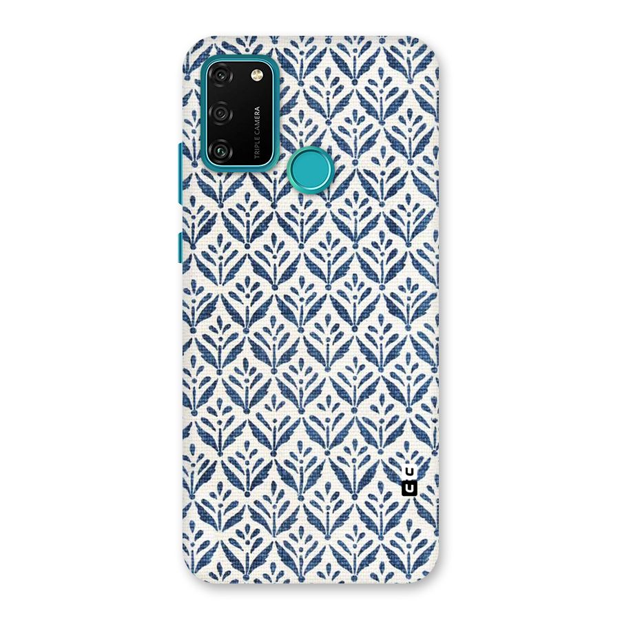 Blue Leaf Back Case for Honor 9A