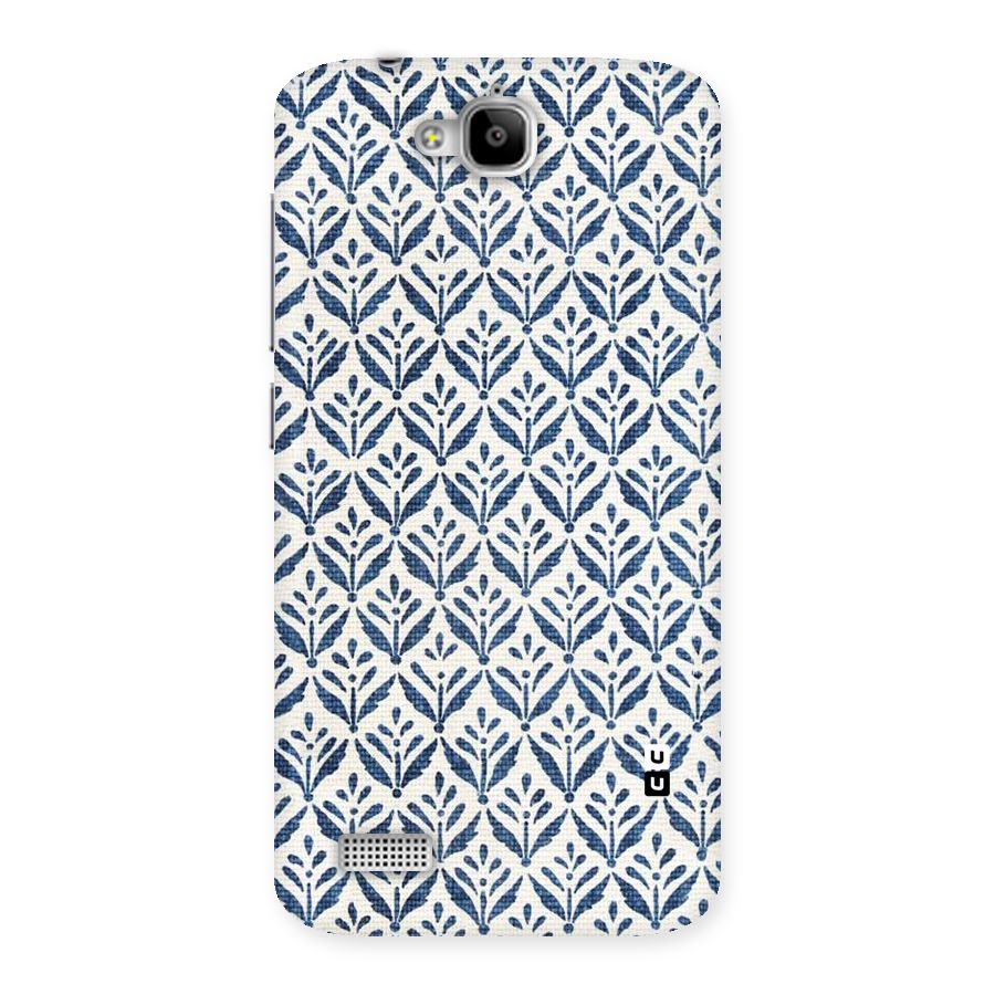 Blue Leaf Back Case for Honor Holly