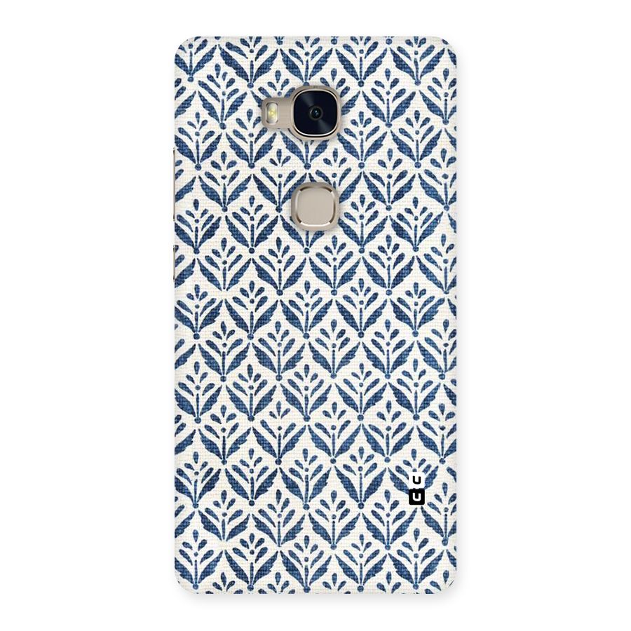 Blue Leaf Back Case for Huawei Honor 5X