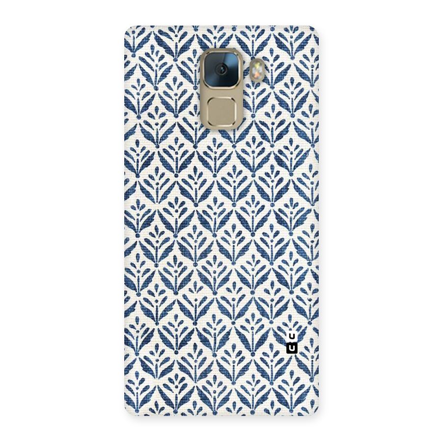 Blue Leaf Back Case for Huawei Honor 7
