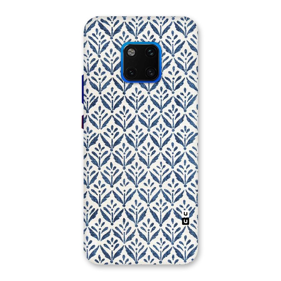 Blue Leaf Back Case for Huawei Mate 20 Pro