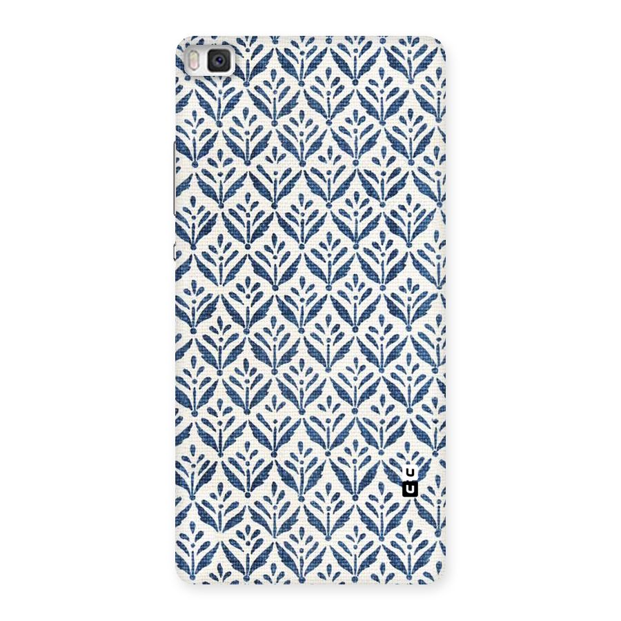 Blue Leaf Back Case for Huawei P8