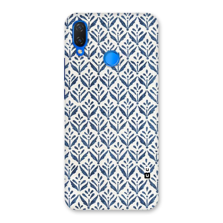 Blue Leaf Back Case for Huawei P Smart+
