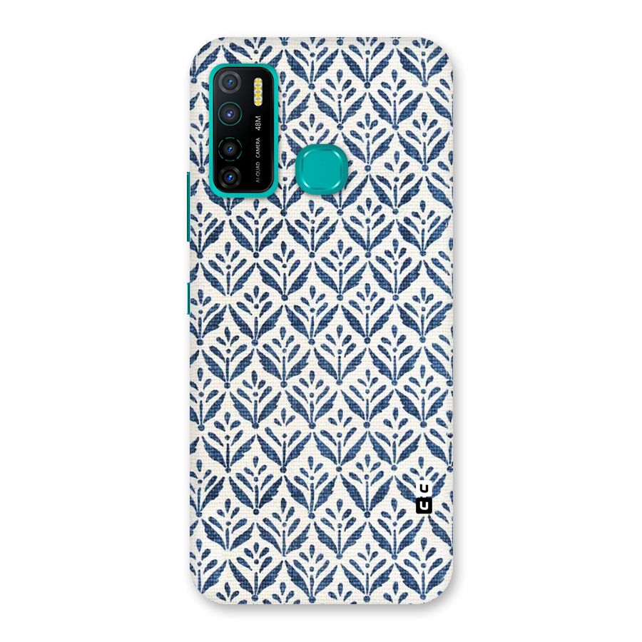 Blue Leaf Back Case for Infinix Hot 9 Pro