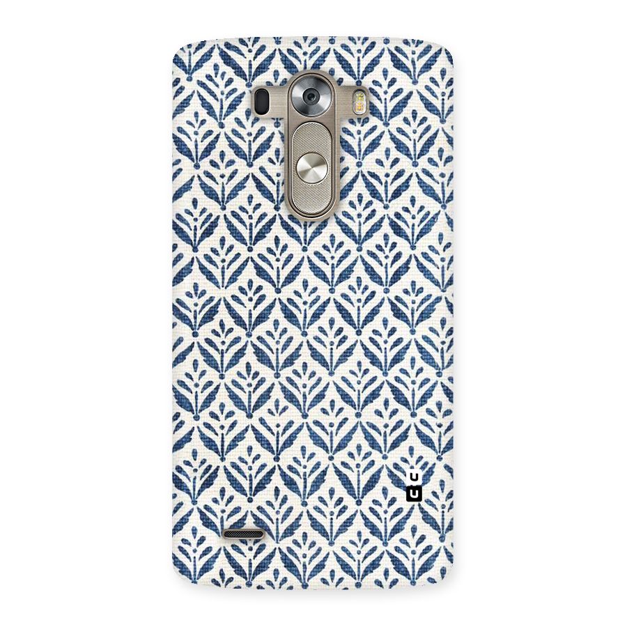 Blue Leaf Back Case for LG G3